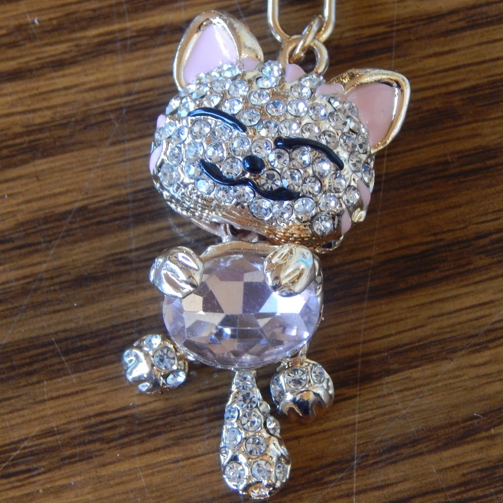 Fashion Jewelry Cat Key Chain/Holder - Picture 3 of 8